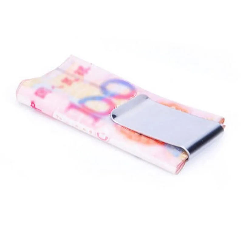 Metal Silver Money Clip Portable Stainless Steel Money Clip Cash Clamp ...