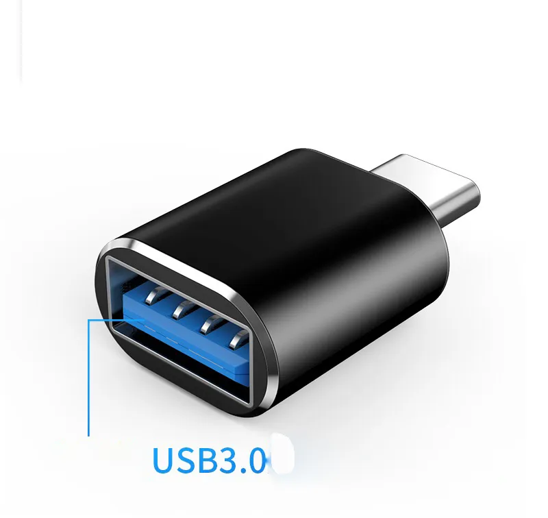 3彩色Type CからUSB 3.0 OTGアダプタ車OTGアダプタHuawei LetV Uディスクコンバータ