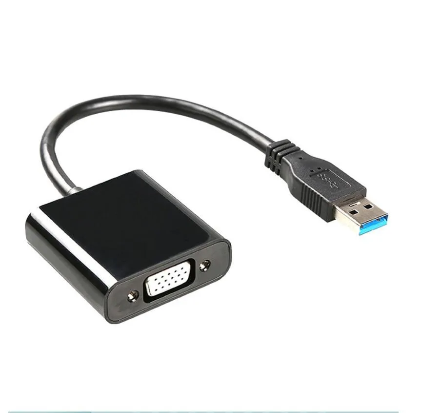 C 형 C ~ 여성 VGA 어댑터 케이블 USB 3.1 USB3.0 노트북 Tovga 변환기