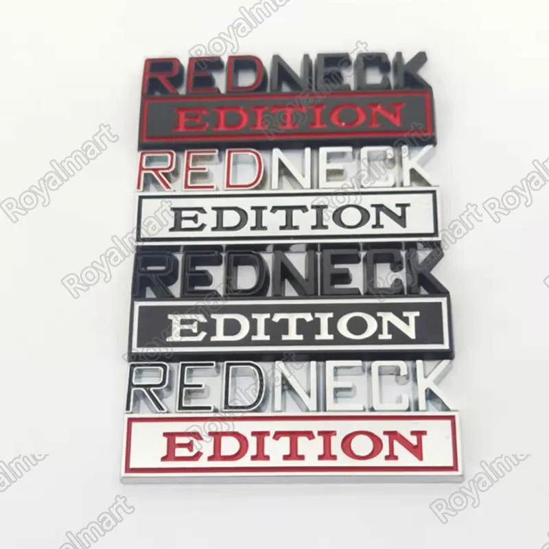 Cred cred nek editie auto sticker decoratie 4 kleuren badges 8 * 3cm stickers