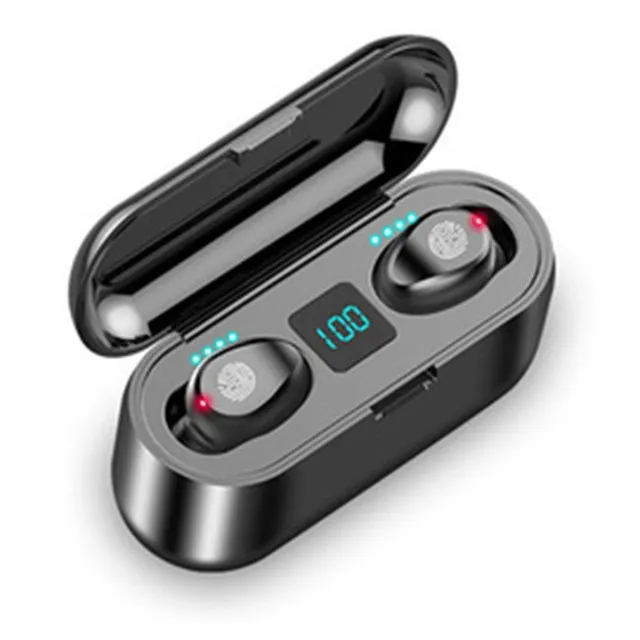 F9 TWS Bluetooth 5.0 Wireless Earphones Headphone Touch Control
