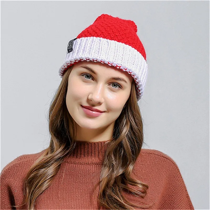 Winter Bucket Hats Men Fashion Beanies Luxury Knit Hat Thicken Women Warm Casual Outdoor Caps Beanie Red Color LZ178 item