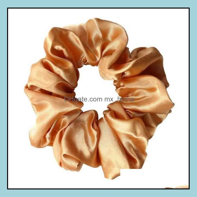 Party Favor All seasons fabric rope fashion ins hair accessories large intestine ring Korean velvet ladies headdress head flower OOD5465