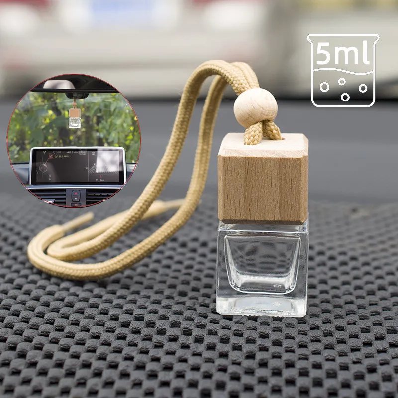 10/30pcs 5ml Car Perfume Bottle for Essential Oils Air Freshener Auto Ornament -styling Pendant Hot Accessories