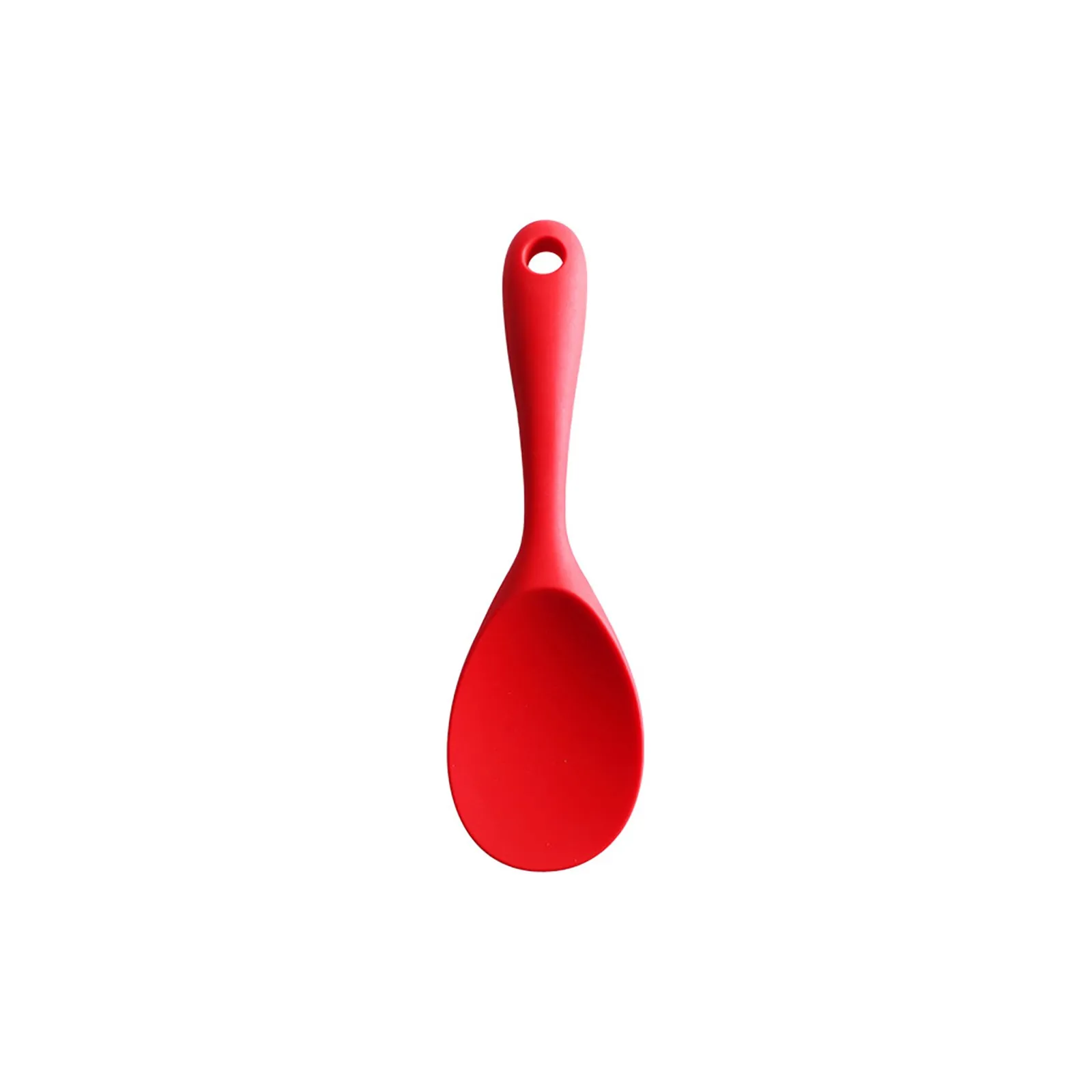Rubber Silicone Cookware Chinese Spatula Rice Spoon Leaky Baking
