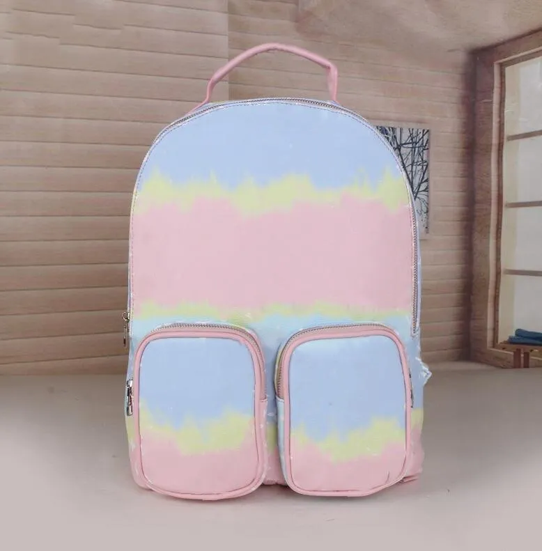 Sale 2021 classic fashion bags color embossed ladies men`s backpack style duffel bag unisex single shoulder handbag 39CM