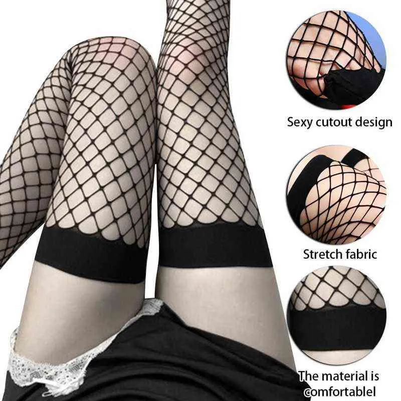 COLLAGEN fhdjcn Gothic Women Black Mesh Fishnet Pantyhose Spider Web  Patterned Tights Stockings