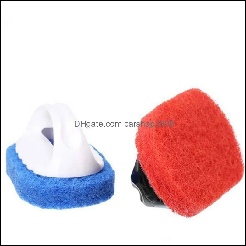 Bathroom Kitchen Handle Scouring Pads Cleaning Brush Sponge Ceramic Wall Glass Clean Sponges Shower Pot Dishwashing Brushs Drop