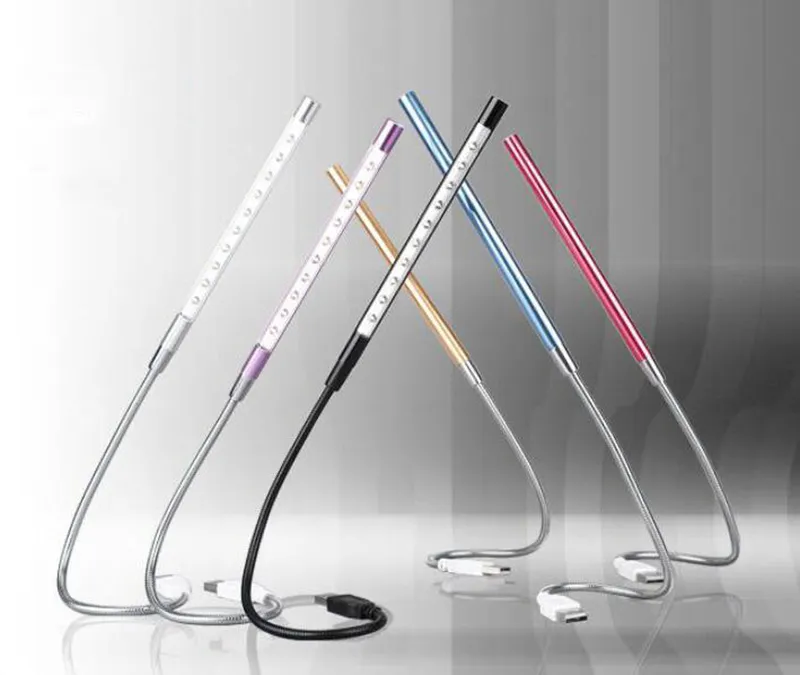 Notebooks And Led USB LED Reading Lights 10 LED Flexible Metal Book... From Syxbl, $3.38 ...