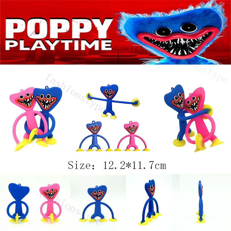 Novo Fidget Brinquedos Poppy Playtime HuggyWuggy Brinquedo recheado Chaveiro Chaveiro Stress Stress Pingente