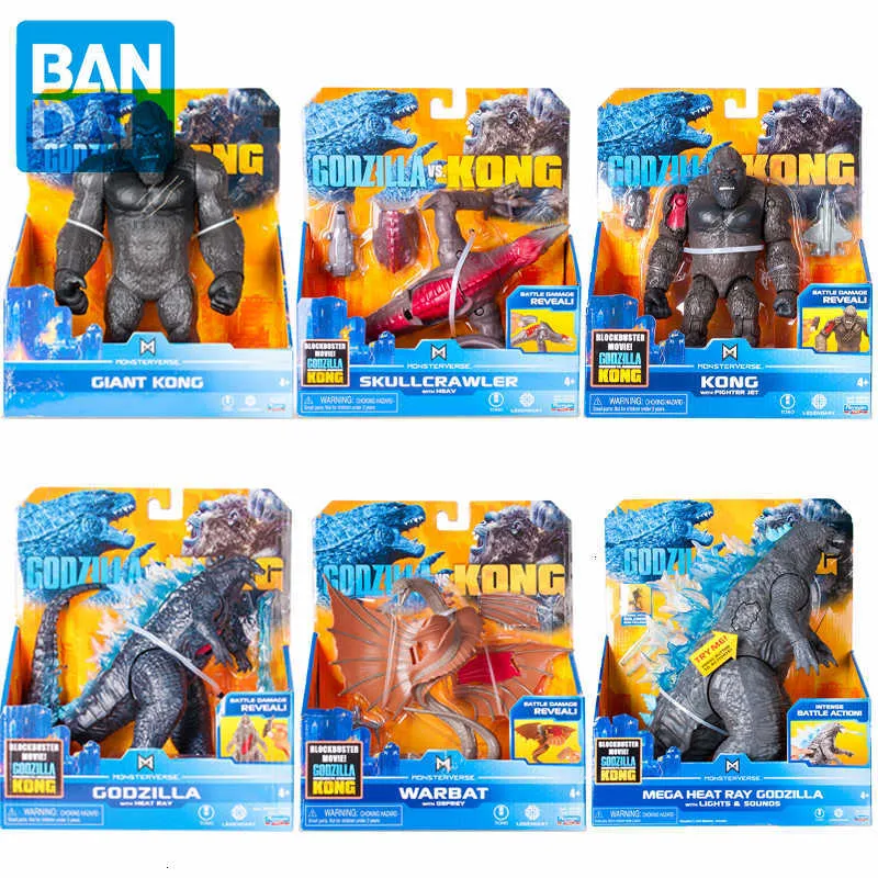 Mega Godzilla vs Kong Movie Series Action Figure Toy, Movable