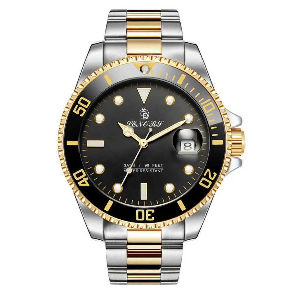 Merk luxe mannen horloges automatische zwarte horloge mannen roestvrij staal waterdichte zakelijke sport mechanische polshorloge sub mariner 0217
