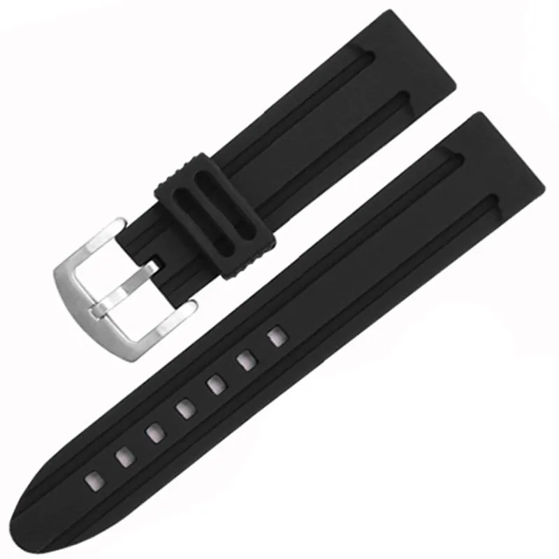 Bandes de montre Sangle de poignet Sprot Black Sprot pour Kospet Prime 2 Prime2 SE Haute Qualité Silicone Remplacement Bracelet Bande de montre