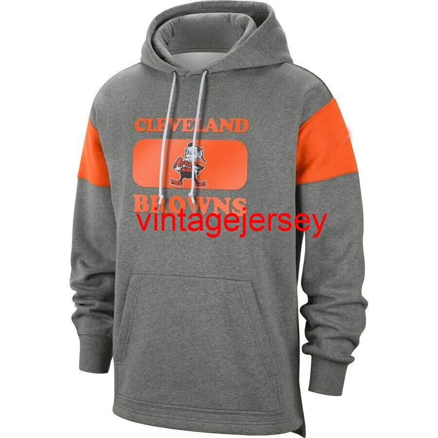 Cleveland Sideline Fan Gear Historic Pullover Felpa con cappuccio S-3XL