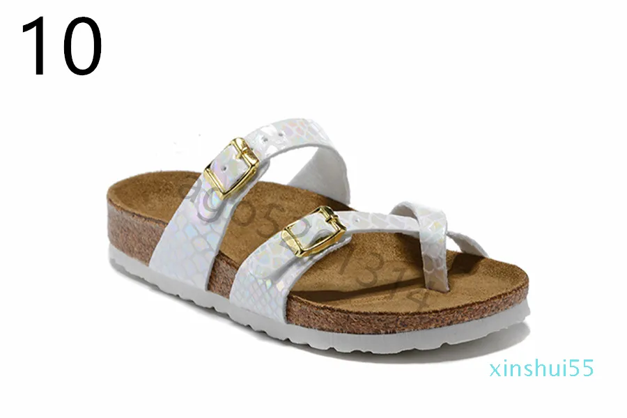 Mayari Arizona Gizeh Yaz Erkek Kadın Flats Sandalet Mantar Terlik Unisex Takunya Ayakkabı Klasik Renkler Moda 6011