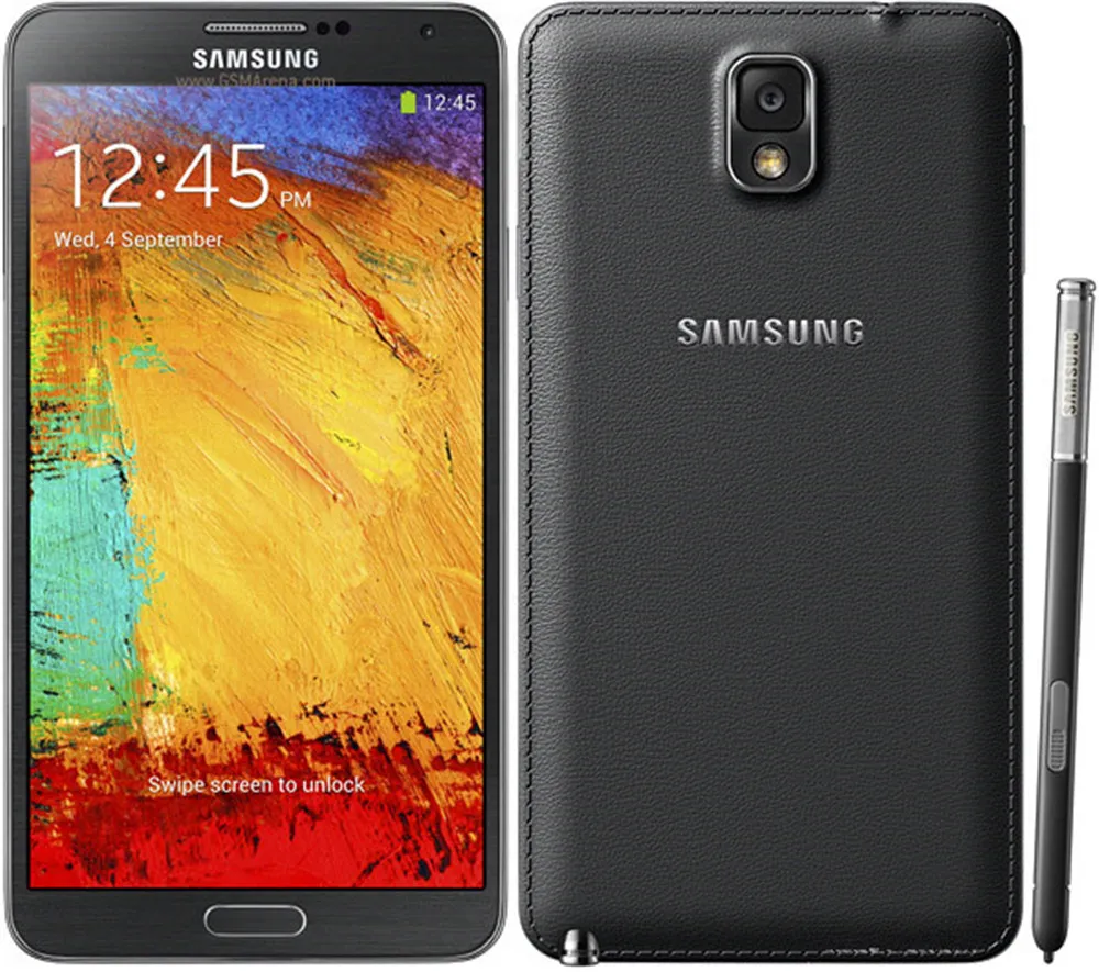 kilidi açılmış Samsung Note3 Orijinal Not 3 N9005 N900A N900T N900V Cep Telefonu Dört Çekirdekli 5.5 "8MP 3G WIFI GPS Yenilenmiş akıllı telefon 10 adet