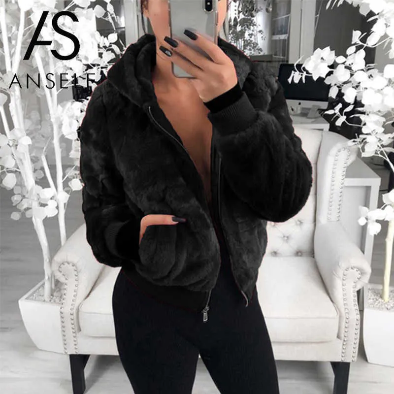 Plus size hot sale fluffy jacket