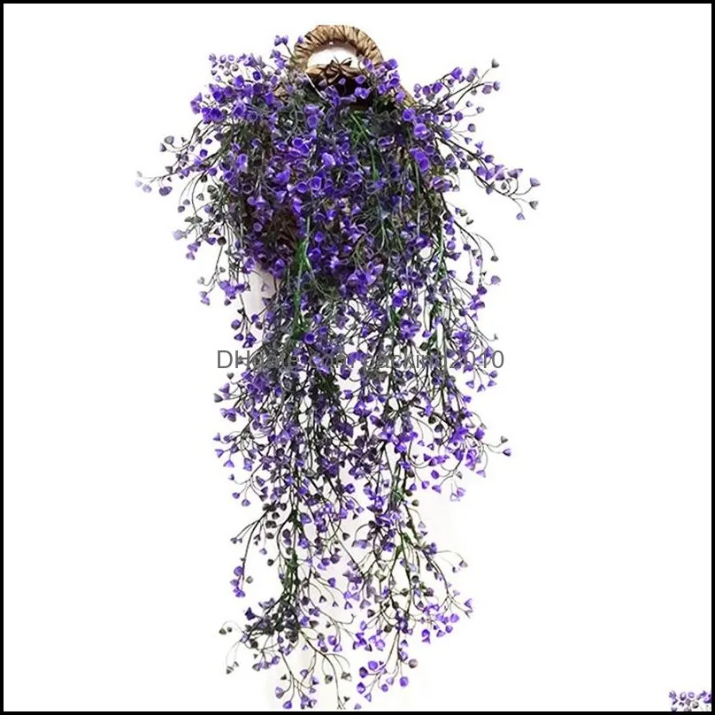 Decorative Flowers & Wreaths Artificial Plant Vine Hanging Decoration Plastic Wedding