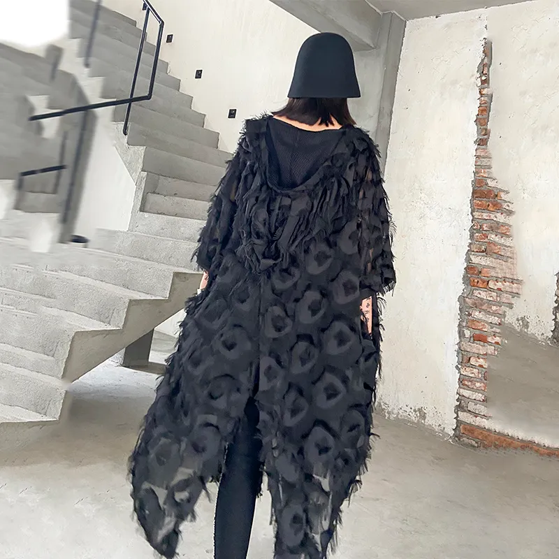 black sleeveless maxi dress Reflections Black Frill Detail Sleeveless Maxi Dress