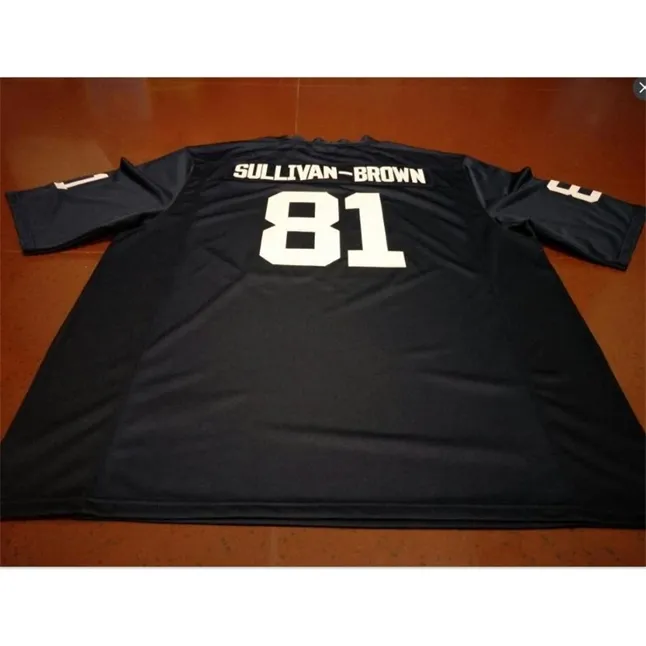 Goodjob 남자 청소년 여성 #81 Cam Sullivan-Brown Penn State Nittany Lionss Football Jersey Size S-5XL 또는 사용자 정의 이름 또는 번호 저지