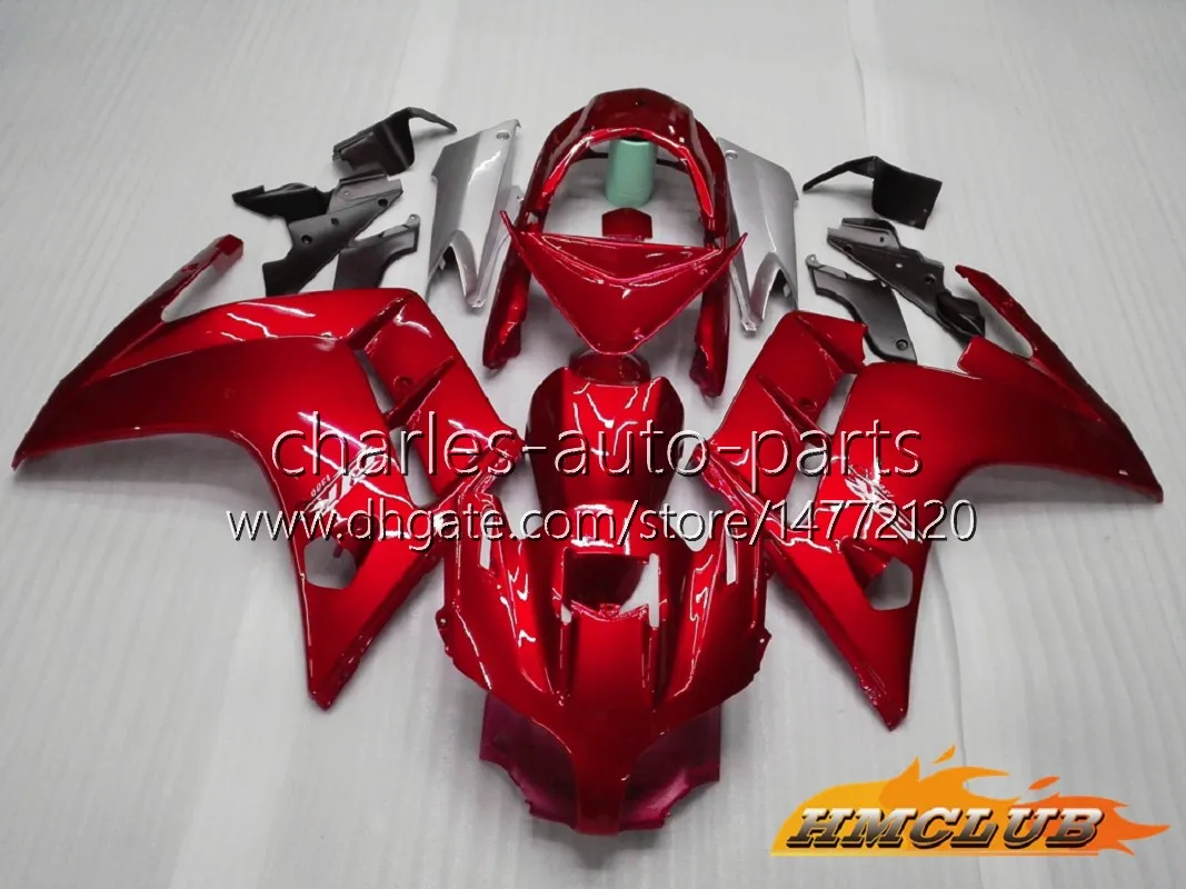 2001 Yamaha R6 Fairings Metallic Red Complete Bodywork Kit