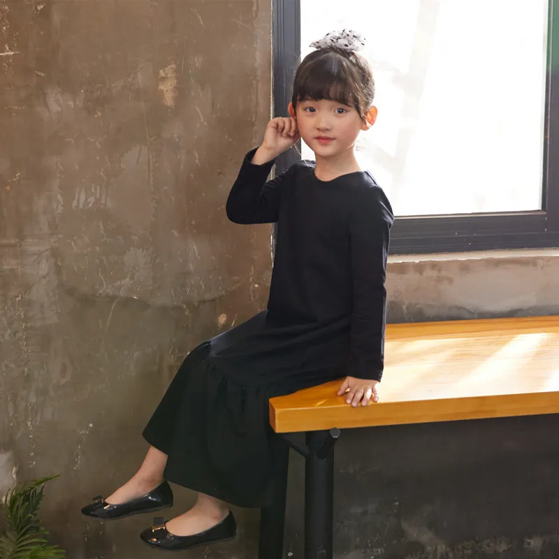 maxi long sleeve girls concert dress black Amazon.com: 21KIDS Girls Maxi Dress Kids Casual Long Sleeve Long Dresses  with Pockets, Black, 6 Years: Clothing, Shoes & Jewelry