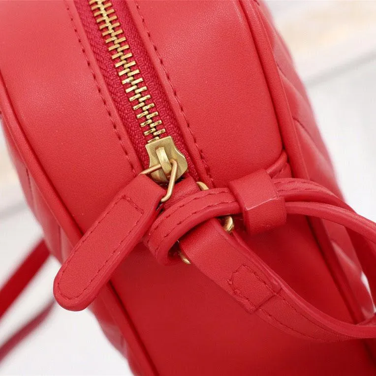 Classic V-shaped flip camera handbag female bag sheepskin handbags fashion tassel single shoulder messenger square bags