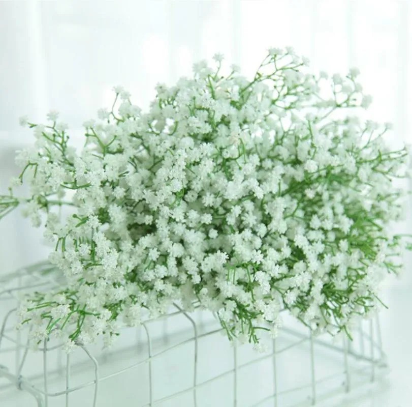 Decorative Flowers & Wreaths 400pcs Artificial PVC Bouquet For Wedding Party Home Holidays Venue Decoration DIY MakingDecorative
