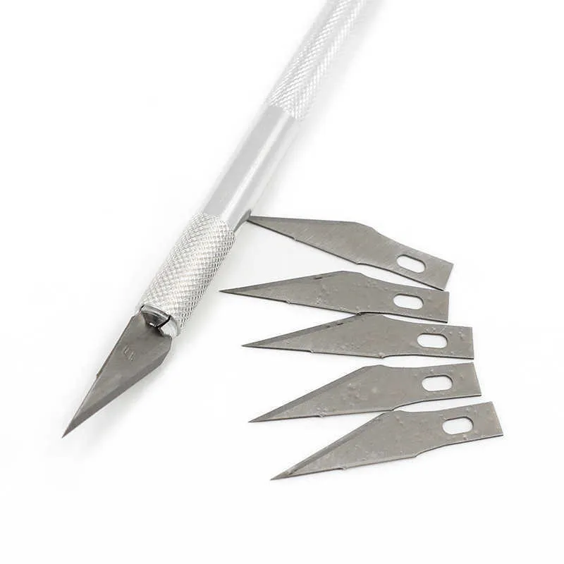 Rutschfeste Fräserklingen Gravieren Handwerksmesser Metall Scalpel Messer Klingen Reparatur Handwerkzeuge für Handy Laptop DAP321