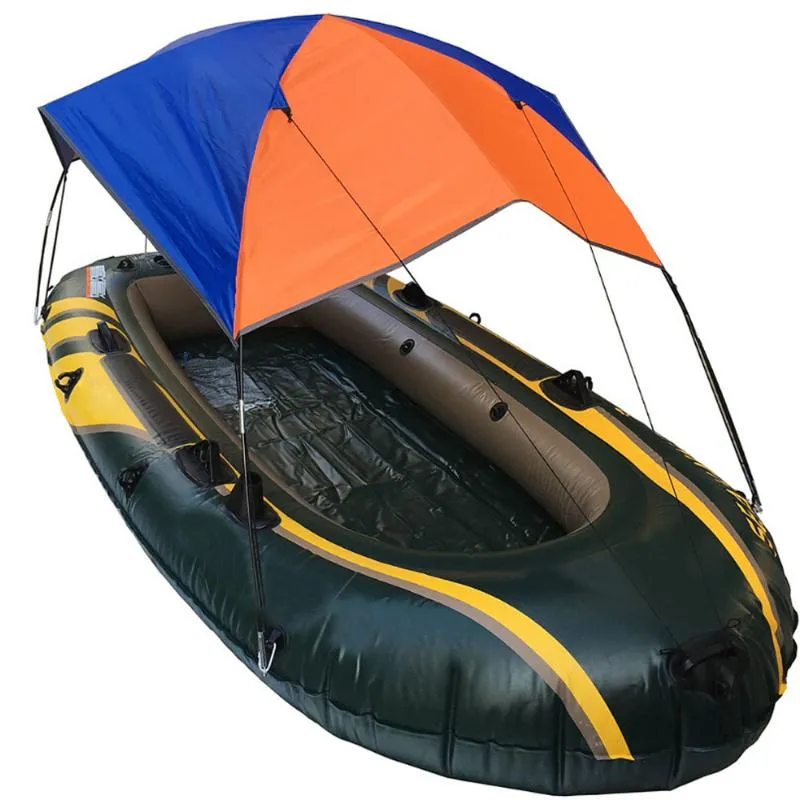 Inflatable Boat Kayak Accessories Fishing Sun Shade Rain Canopy Kayak Kit  Sailboat Awning Top Cover 2 4 Persons Boat Shelter From 94,14 €