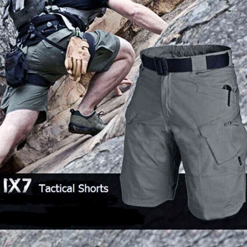 Classic Men's Urban Military Cargo Shorts Outdoor Men Tactical Shorts Cotton Outdoor Camo Short Pants G1209