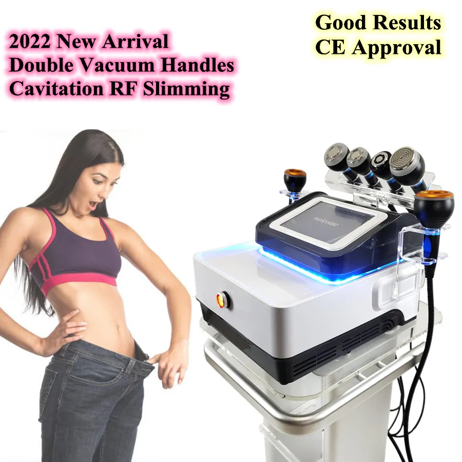 NEW Coming!!! 40K Cavi RF Double Vacuum Massage Cavitation Slimming Machine for Fat Removal Skin Lifting Good Results 2 Years Warranty CE