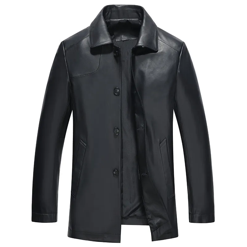 망 재킷 양모 가죽 코트 정품 가죽 자켓 봄 가을 탑스 의류 새로운 패션 플러스 사이즈 L-XXXXL