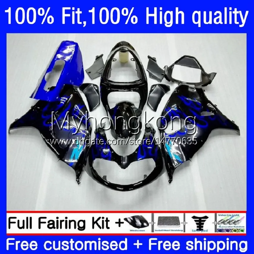 Injection Mold Fairings For SUZUKI SRAD TL1000 TL 1000 R 1000R Blue flames 98-03 Bodywork 30No.9 TL1000R 98 99 00 01 02 03 TL-1000R 1998 1999 2000 2001 2002 2003 OEM Body