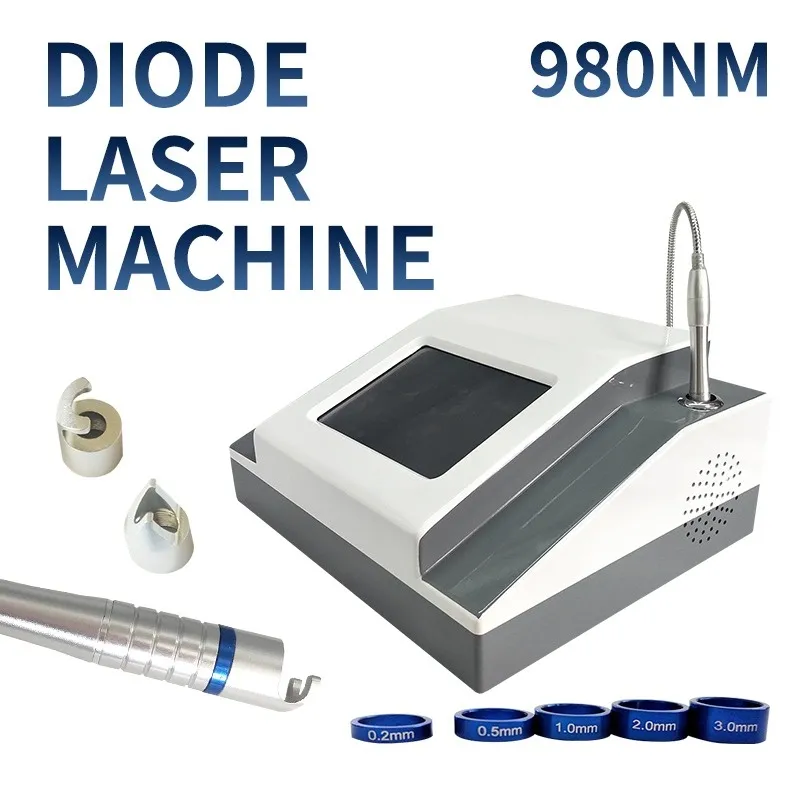 Outros equipamentos de beleza 15W/30W Remoção vascular Diodo a laser 980nm Spider Vein Machine Terapia com uma garantia gratuita de um ano