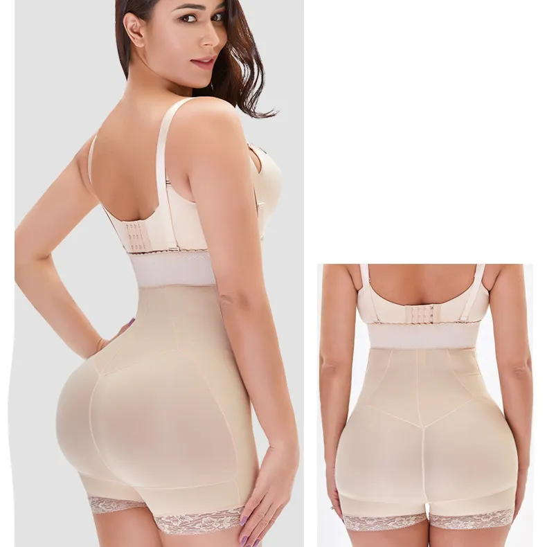 Taille Trainer Hoge Compressie Volledige Body Shaper Underbust Slimming Schede Corset Girdle Butt Lifter Bodysuit Dames Colombianas