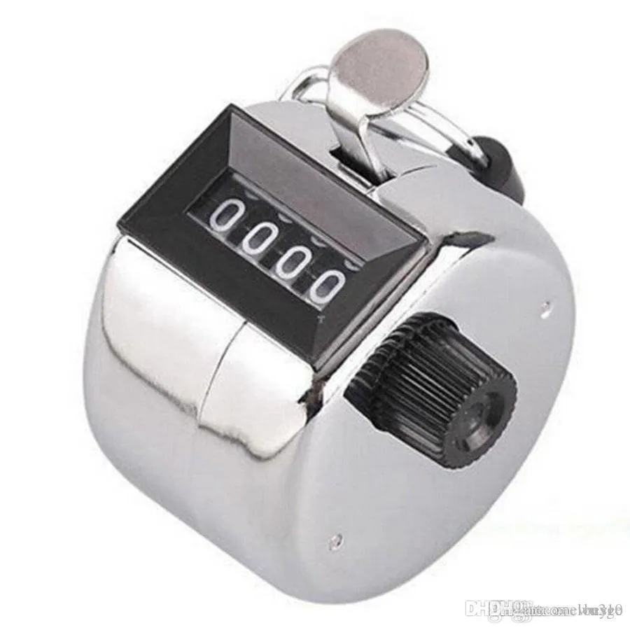 Wholesale 4 Digit Number Manual Mechanical Hand Counter Small Digital Tally Counter Sports Training Hand Mechanical Counter XDH1237 T03