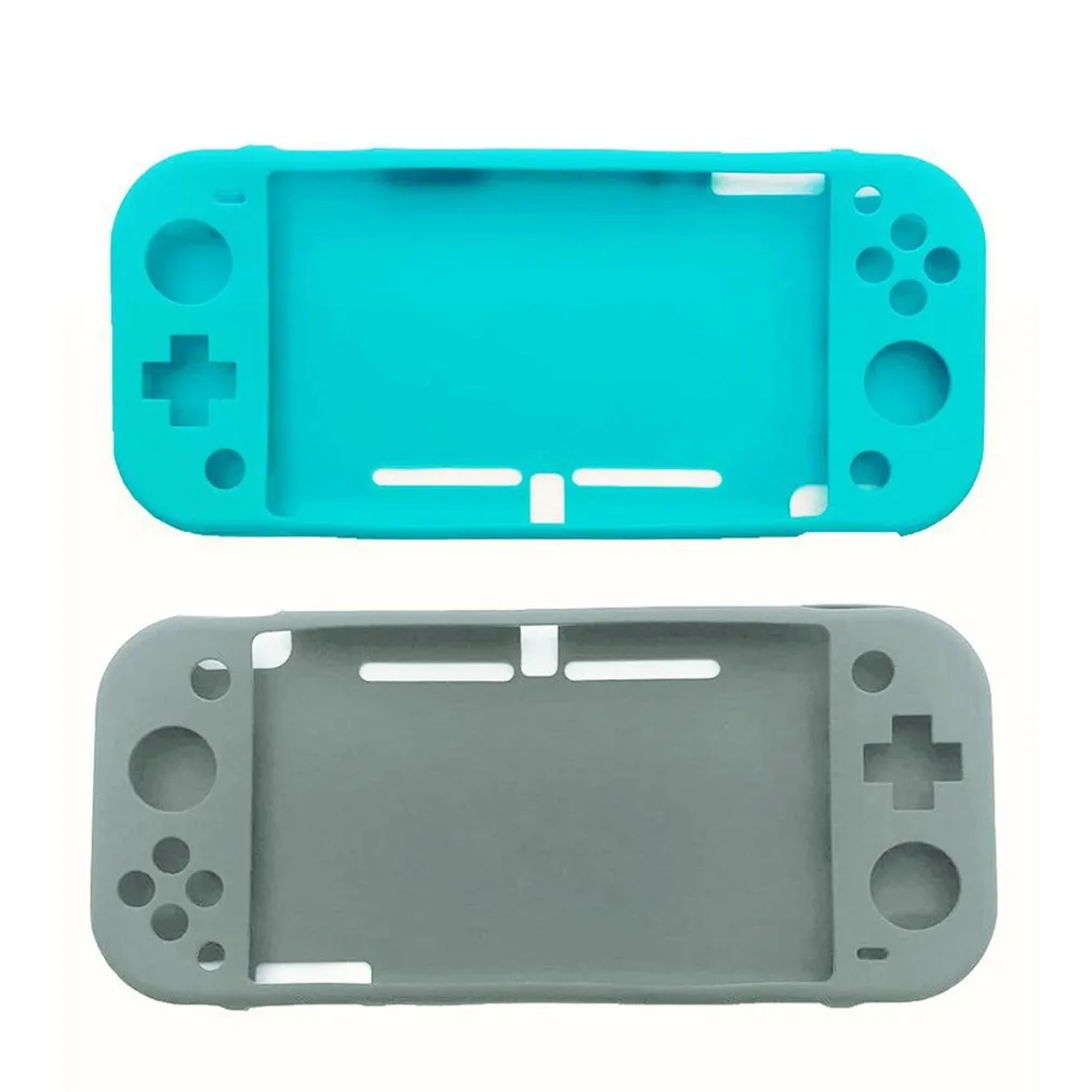 Caso de silicone para Nintendo Switch Lite Ultra Fino Sofr Soft Silicon Skin Cover protetora Resistente a Rasco Proteção Anti-Fall Casos TPU