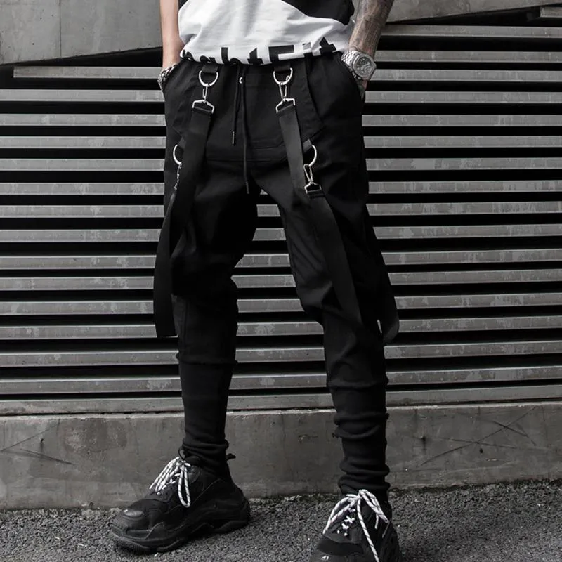 Hombre Dark Gothic Skinny Pantalones para 2021 Tendencias de moda Ropa Adolescentes Discoteca Streetwear Japon s Harajuku Joggers Sweetpants