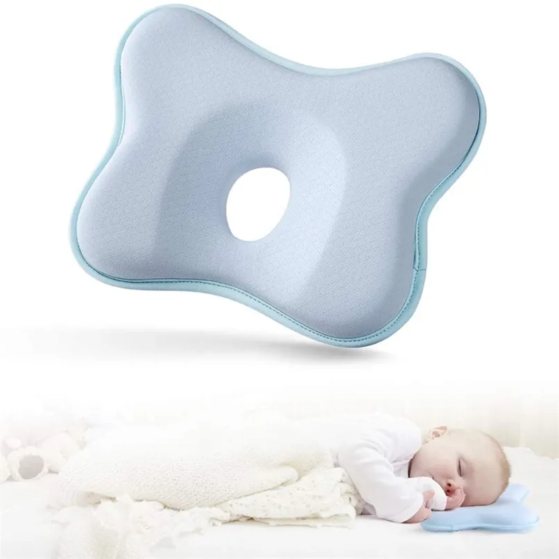 Oreiller pour bébé born Empêche le soutien du sommeil du coussin de tête plate, Oreiller pour tout-petit en mousse à mémoire de forme 211025