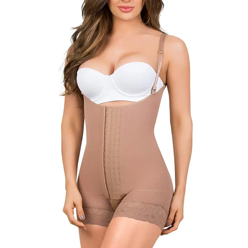 Shapewear Women Tummy Control Slimming Body Shaper Postpartum Strap  Colombian Girdles Butt Lift Faja Lingerie Women's binders 220307