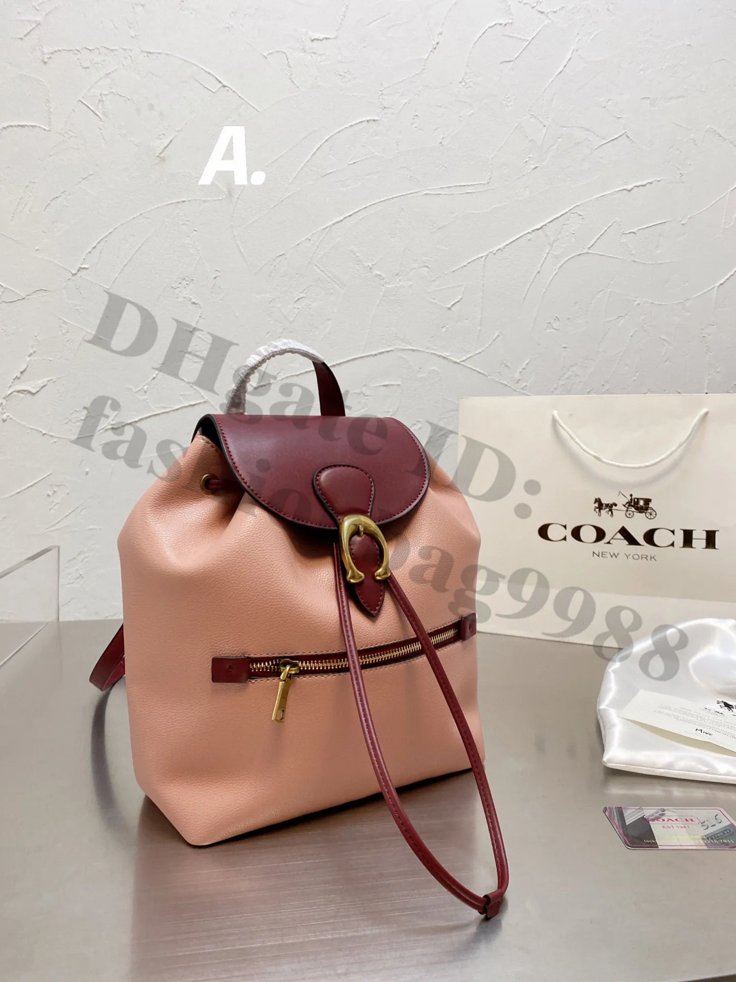 Fashion Daily Life Girls Small Backpack Lound Leather Luxury Brand Counter Counter Counter Counter Staper