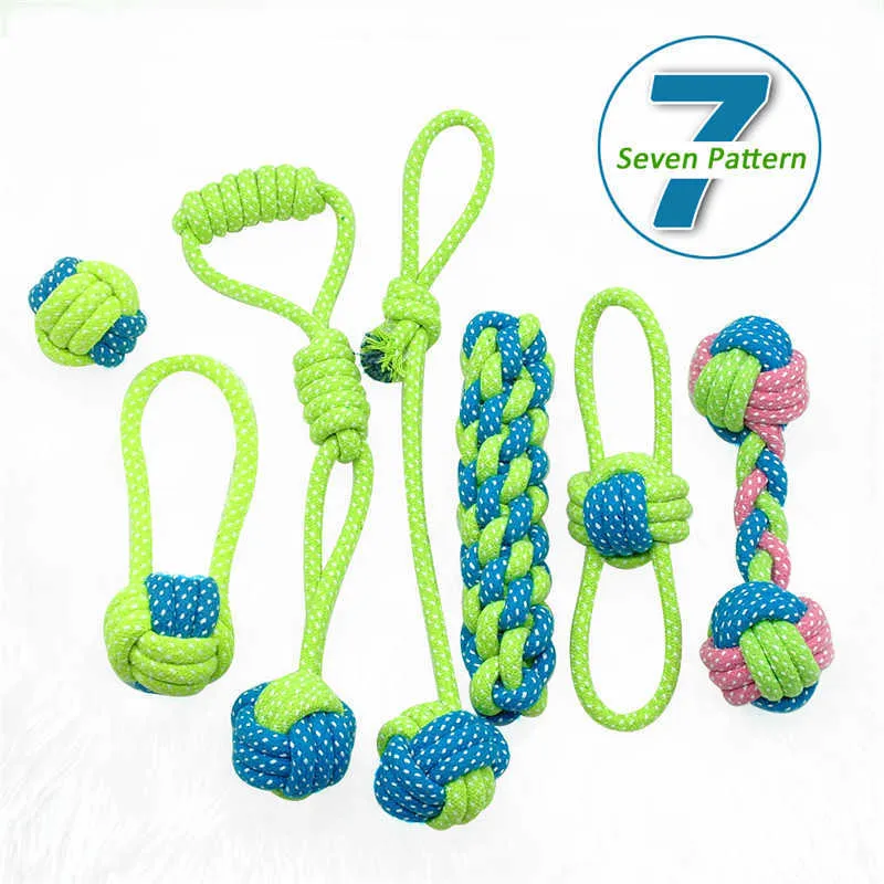 Pet Dog Toy Interactive Chewy Puppy Training Chew Cotton Rope Large and Medium-sized Dog Molar Toy Chew Toy Pet Accessories