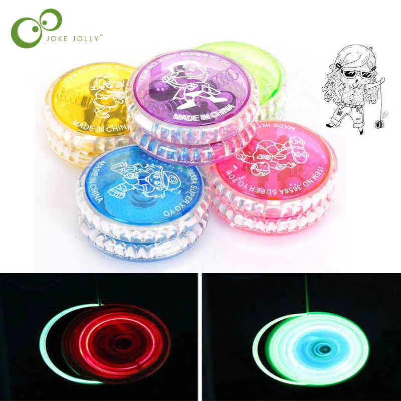 1 Pc Haute Vitesse YoYo Ball Lumineux Clignotant Enfant Mécanisme D'embrayage Yo-Yo Jouets pour Enfant Divertissement coccinelle Enfants Cadeau ZXH G1125