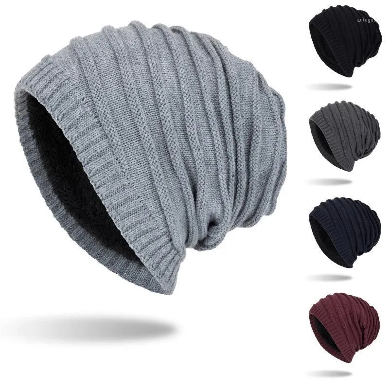 Bérets unisexe beanie tricoté chapeau féminin hommes hiver hommes crullies bonnets chauds casual slouchy crochet féminin