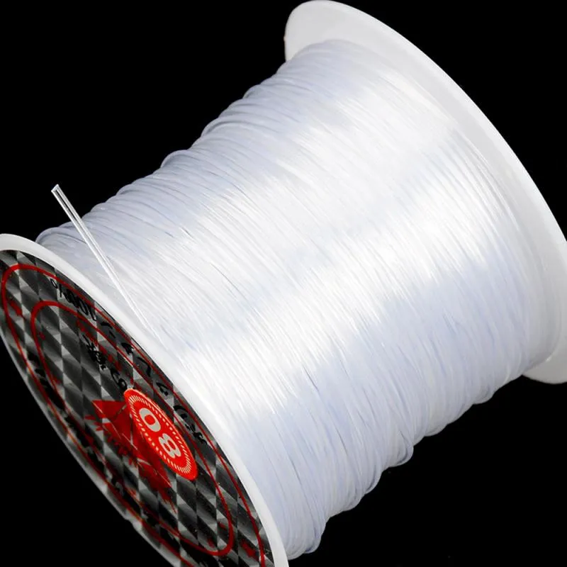 500M Super Strong Non Linen Clear Braided Fishing Line 100% Transparent  Nylon, Nonfluorocarbon, Multifilament Tackle From Zhoukougame, $7.27