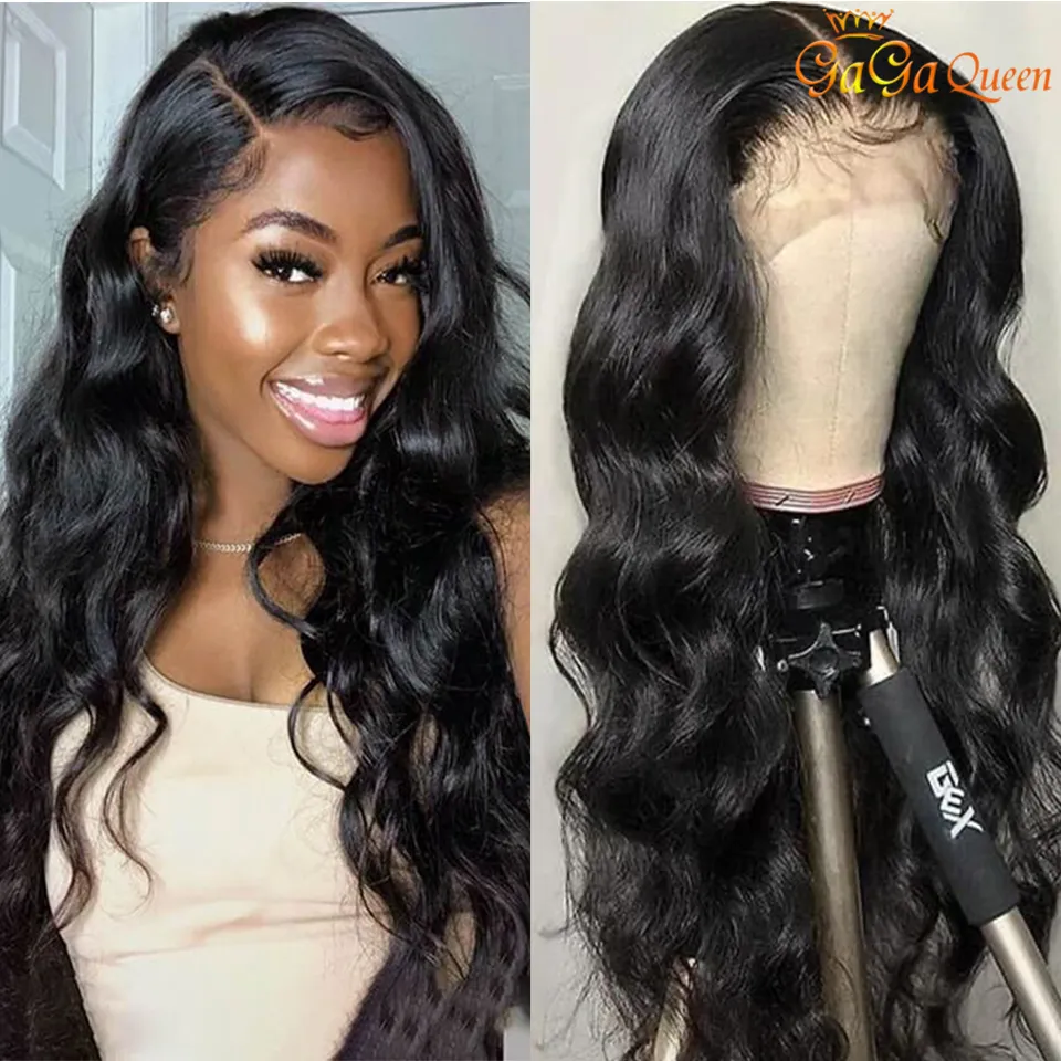 Body Wave Human Hair Wigs for Black Women 5x5 Lace Closure Wig Pre-plucked 30 Inch Brazilian Remy Hair Wig