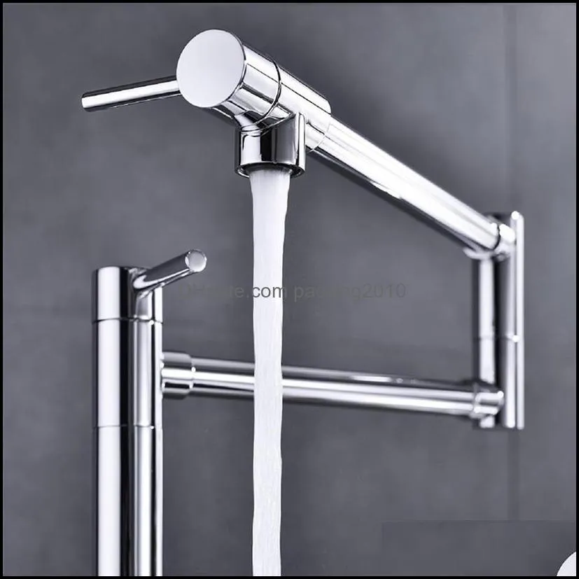 US STOCK Pot Filler Faucet with Extension Shank Chrome a18 a01