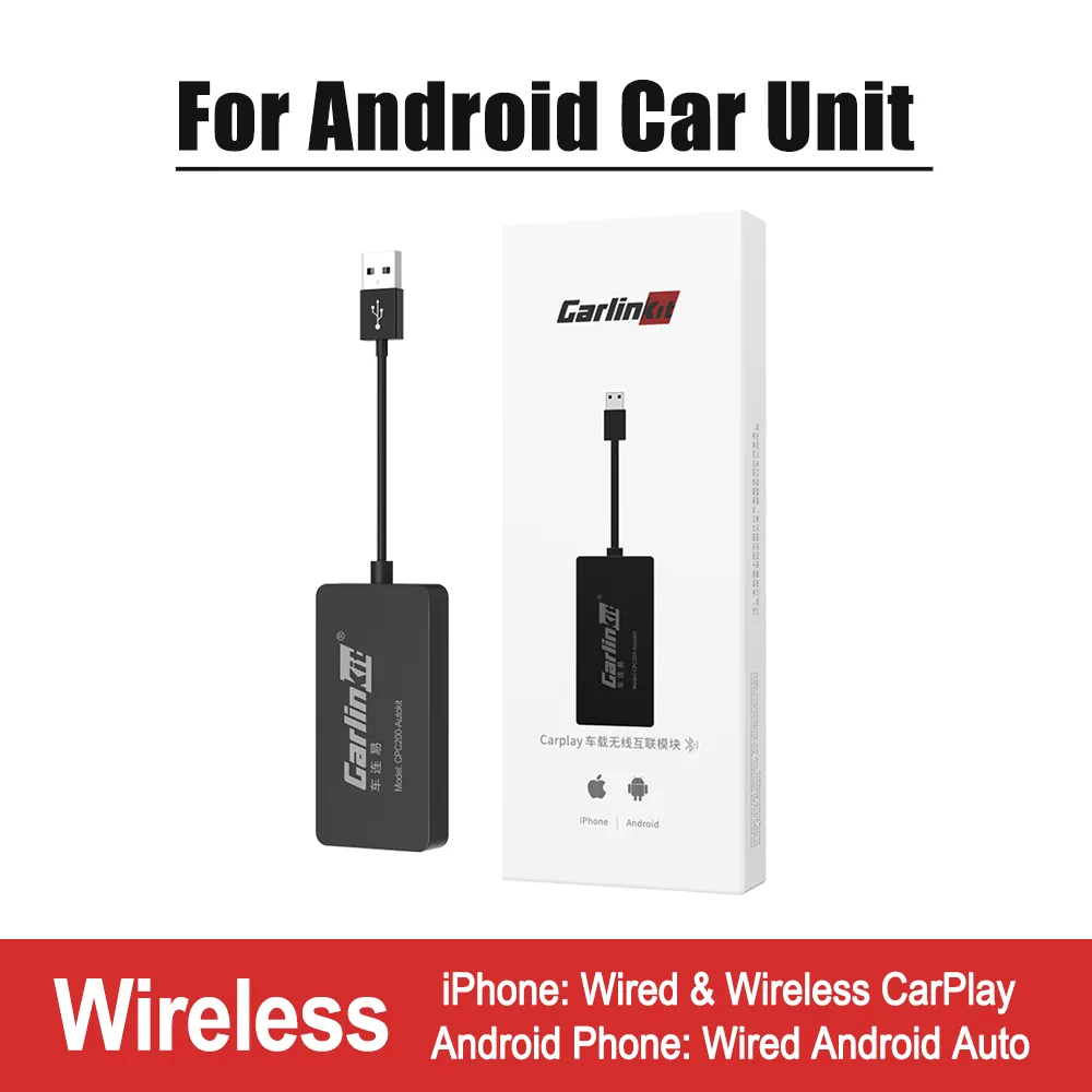 Adaptateur Sans Fil CarPlay Dongle Automatique Android Sans Fil Pour  Modifier La Voiture Décran Android Ariplay Smart Link IOS14 Du 37,96 €