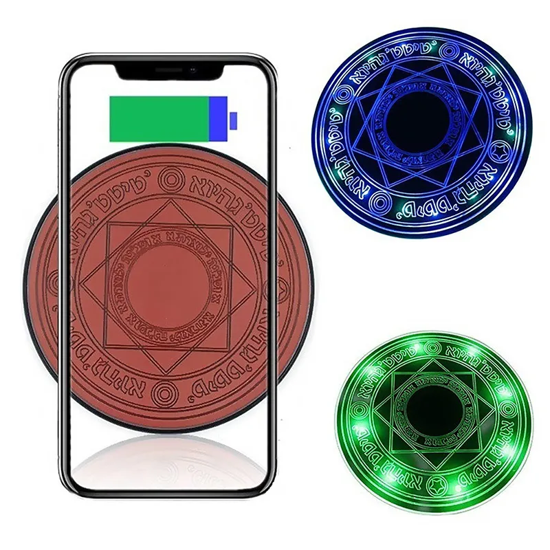 Save Big on Bulk Magic Array Wireless Charger Round Charger For IPhone, Magic Circle Wireless Charging Pad: 10W Fast Charging Universal Wireless